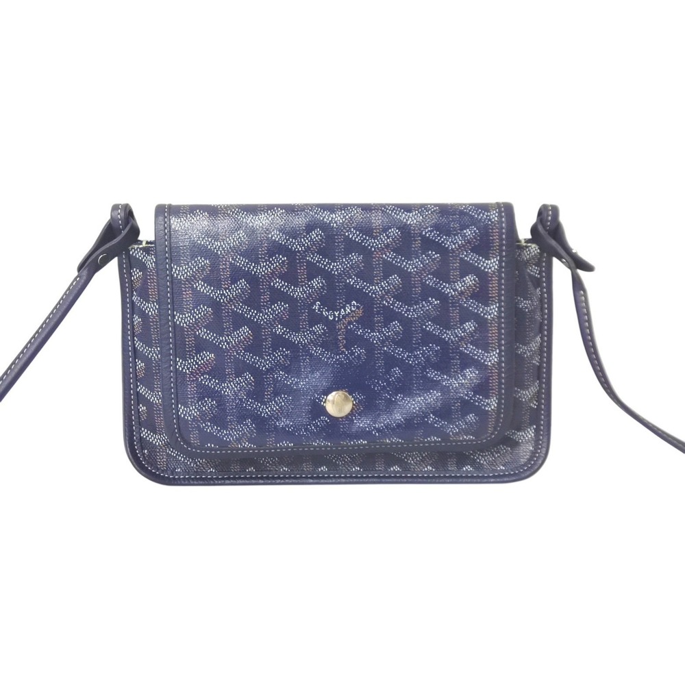Goyard Blue Plumet Leather Bag Navy Shoulder